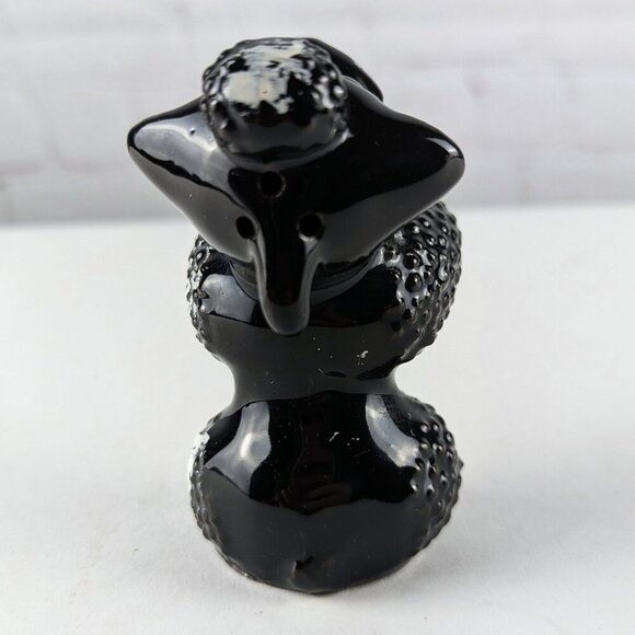 Vintage 50s/60s Black Poodle Ceramic Salt Shaker - Picture 5 of 9